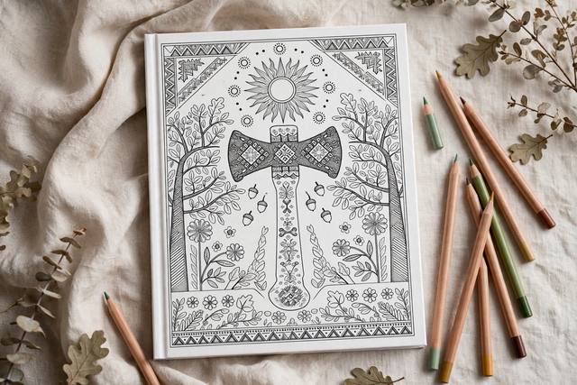 Mindful coloring book
