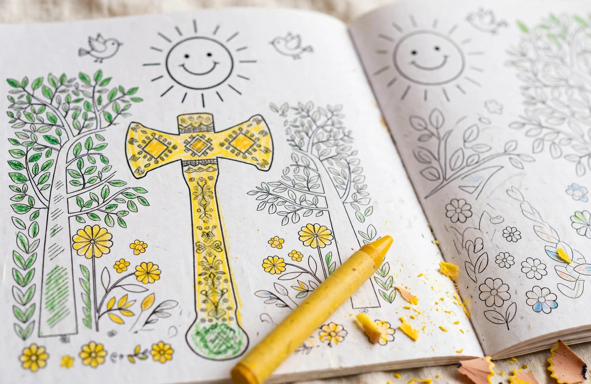 Kids' Coloring Book view 2