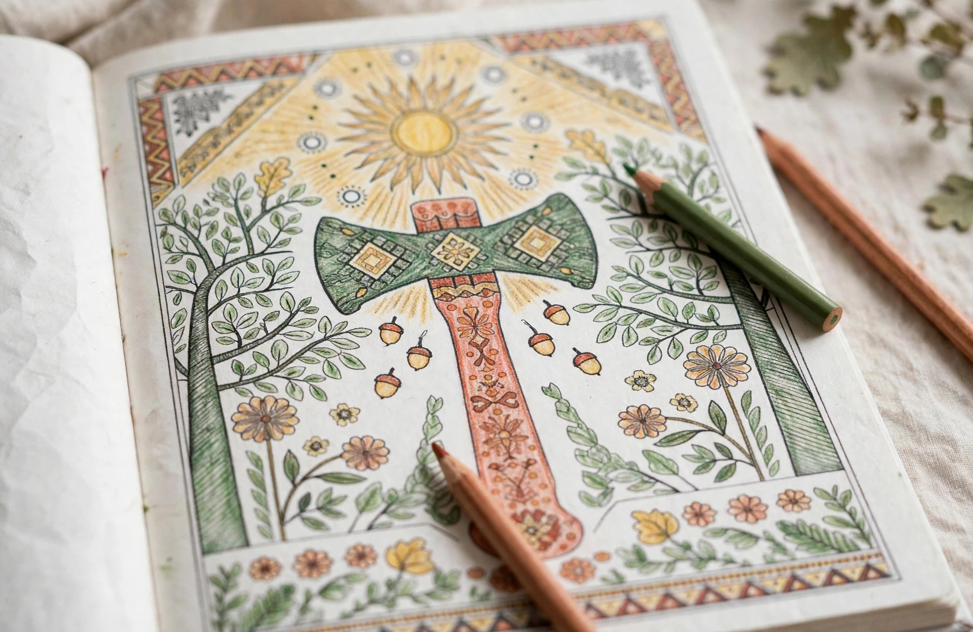 Mindful Coloring Book view 2