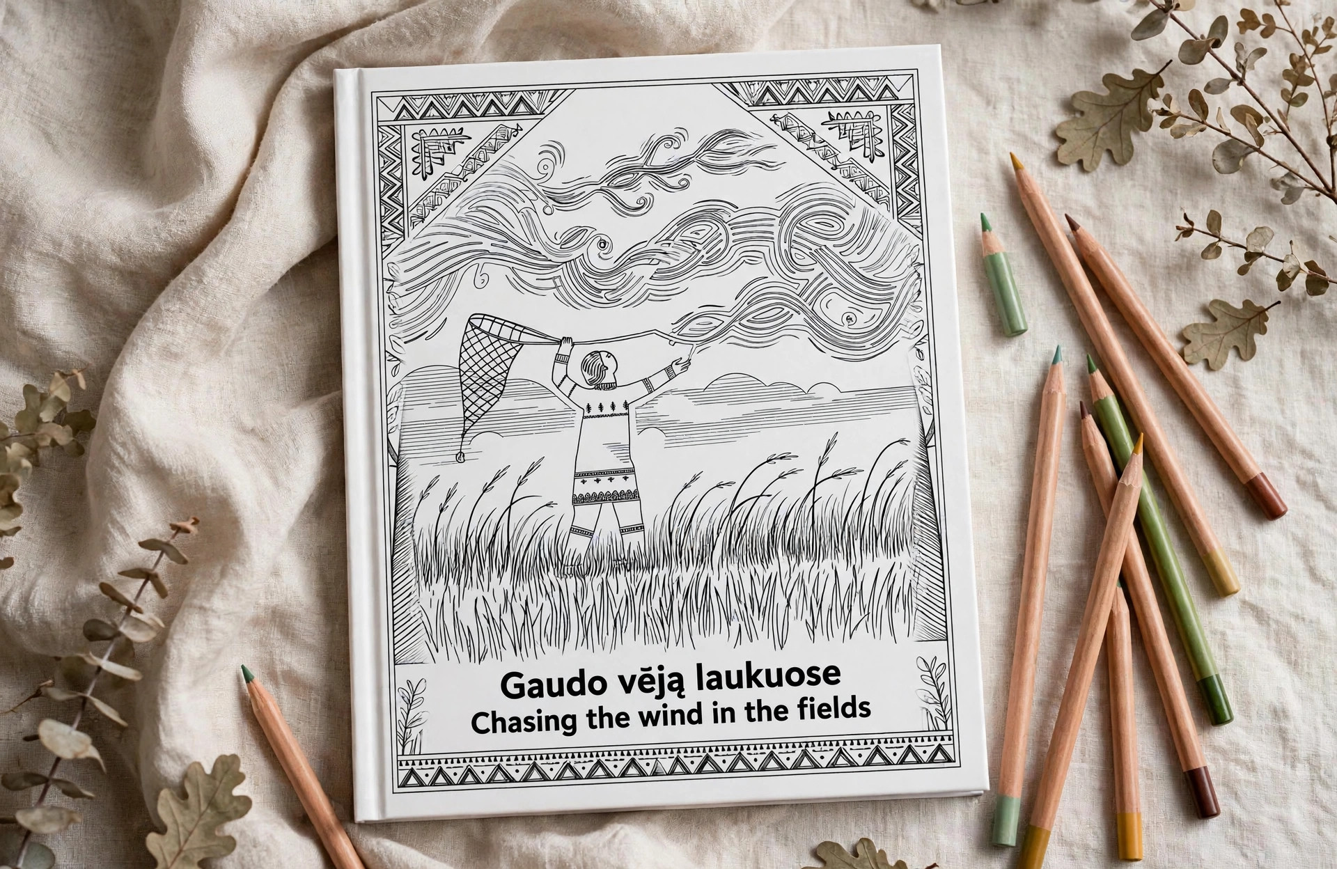 Gaudo vėją laukuose