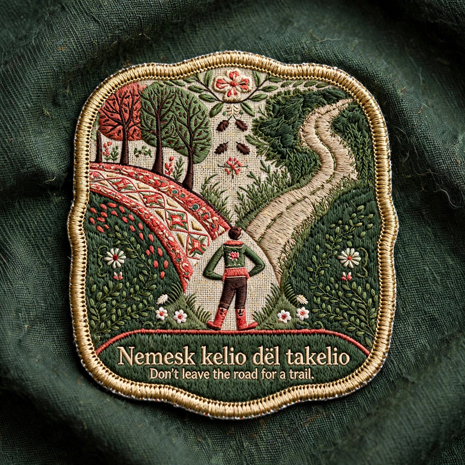 Nemesk kelio dėl takelio